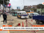 Trujillo: anulan obra en Av. España y comuna asumirá trabajos