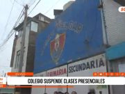 Trujillo: colegio suspende clases debido a mala infraestructura