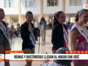 Trujillo: reinas y bastoneras llegan al hogar «San José»