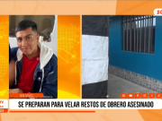 Trujillo: velan restos de obrero asesinado