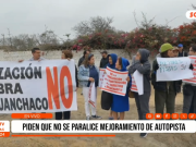 Trujillo: piden que no se paralice mejoramiento de autopista en Huanchaco