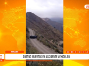 Áncash: cuatro personas muertas tras accidente vehicular