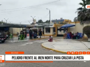Trujillo: denuncian peligro frente al IREN Norte para cruzar la pista