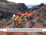 Áncash: realizan simulacro regional contra incendios forestales