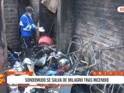 Trujillo: Incendio destruyó vivienda de sordomudo en Urb. Chicago