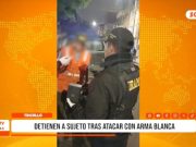 Trujillo: detienen a sujeto con arma blanca en Urb. Santa Isabel