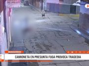 Huamachuco: Accidente fatal deja niño fallecido en persecución policial