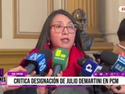 «Las cartas de Boluarte van entre el señor Santiváñez, Demartini, el mismo círculo corrupto»: Ruth Luque, Congresista de la república
