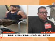 Trujillo: familiares exigen justicia por asesinato de zapatero en El Porvenir