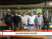 Trujillo: policía capturó a cuatro presuntos tarjeteros