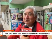 Trujillo: ciudadanos opinan sobre propuesta para incrementar tarifa de agua