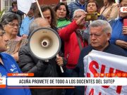 La Libertad: César Acuña promete pago de deuda social a Sutep