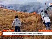 Áncash: se incrementan incendios forestales y alertan por quema de pastizales