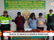 Virú: incautan 182 dinamitas en socavón de minería ilegal en Chao