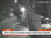 Trujillo: lanzan explosivo a restaurante ubicado a pocos metros de comisaría
