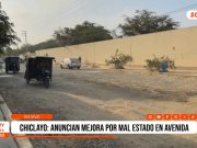 Chiclayo: anuncian mejora por mal estado en avenida