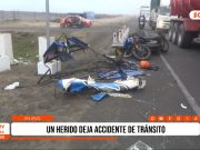 Trujillo: un herido deja un accidente de tránsito