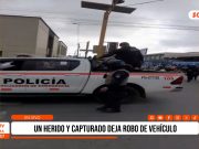 Trujillo: un herido y un capturado deja robo de vehículo