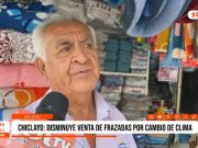 Chiclayo: caída del 50% en ventas de frazadas por cambio de clima