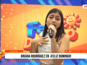 🎤💃 Briana Rodríguez encantó en Feliz Domingo con “El chico del apartamento 512”