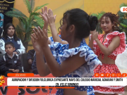 Agrupación Expresarte del Colegio Marcial Acharán y Smith encendió el escenario con un vibrante festejo en Feliz Domingo