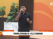 Yorwin Cipriano hizo vibrar al público con “Cómo hago” de Eddy Herrera en Feliz Domingo