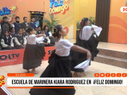 Escuela de Marinera Kiara Rodríguez deslumbró con una elegante coreografía de damas en Feliz Domingo