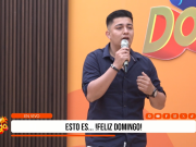 Alexis Castillo del elenco Sonetto conquistó con su interpretación de “Bésame” en Feliz Domingo