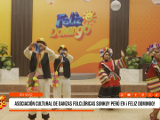 Sunkuy Perú llenó de alegría el escenario de Feliz Domingo con el “Carnaval de Putina” de Moquegua