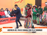 🎊 Jatun Tusuq Trujillo llenó de alegría el escenario de Feliz Domingo con el Carnaval de Huayhuas