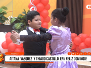Aitana Vásquez y Thiago Castillo brillaron en Feliz Domingo con el vals “Callejón de un solo caño”