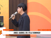 Ángel Gabriel emocionó con su poderosa interpretación de “Cirano” en Feliz Domingo