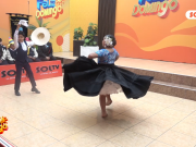 Elegancia y tradición con Esencia y Sabor Peruano en su presentación de marinera en Feliz Domingo