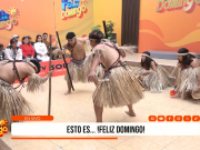 Sunkuy Perú hizo vibrar Feliz Domingo con la danza “Carapachos – Tengo María