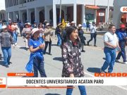 Áncash: docentes universitarios acatan paro preventivo