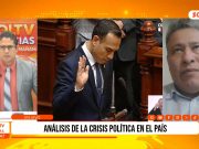 Nacional: analista advierte crisis tras vacancia de Dina Boluarte