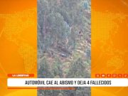 Otuzco: automóvil cayó a un abismo y dejó cuatro fallecidos