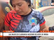 Virú: mujer detenida por hacer delivery de droga en mototaxi