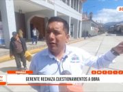 Huaraz: Gerente defiende obra en avenida Luzuriaga tras críticas