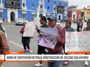 Julcán: muro de contención retrasa colegio San Antonio