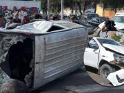 Trujillo: dos personas resultaron heridas tras choque en Av. Salvador Lara