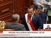 Nacional: reacciones tras elección de José Jerí como presidente