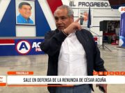 La Libertad: César Sandoval justifica renuncia de Acuña