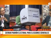 La Libertad: cierran padrón electoral para elecciones generales