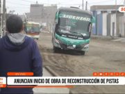 Trujillo: anuncian inicio de reconstrucción de pistas en la urb. La Rinconada