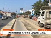 Trujillo: inician parchado de pista en la avenida España