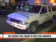 Trujillo: un herido tras choque entre moto y camioneta en la urb. Covicorti