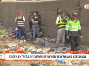 Trujillo: familia exige entrega del cuerpo de menor venezolana asesinada