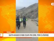 Trujillo: serenos capturan a sujeto acusado de robo tras fuga por cerro