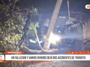 Cajamarca: accidente causa un fallecido y varios heridos